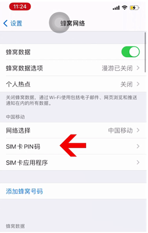 工农苹果14维修网分享如何给iPhone14的SIM卡设置密码 