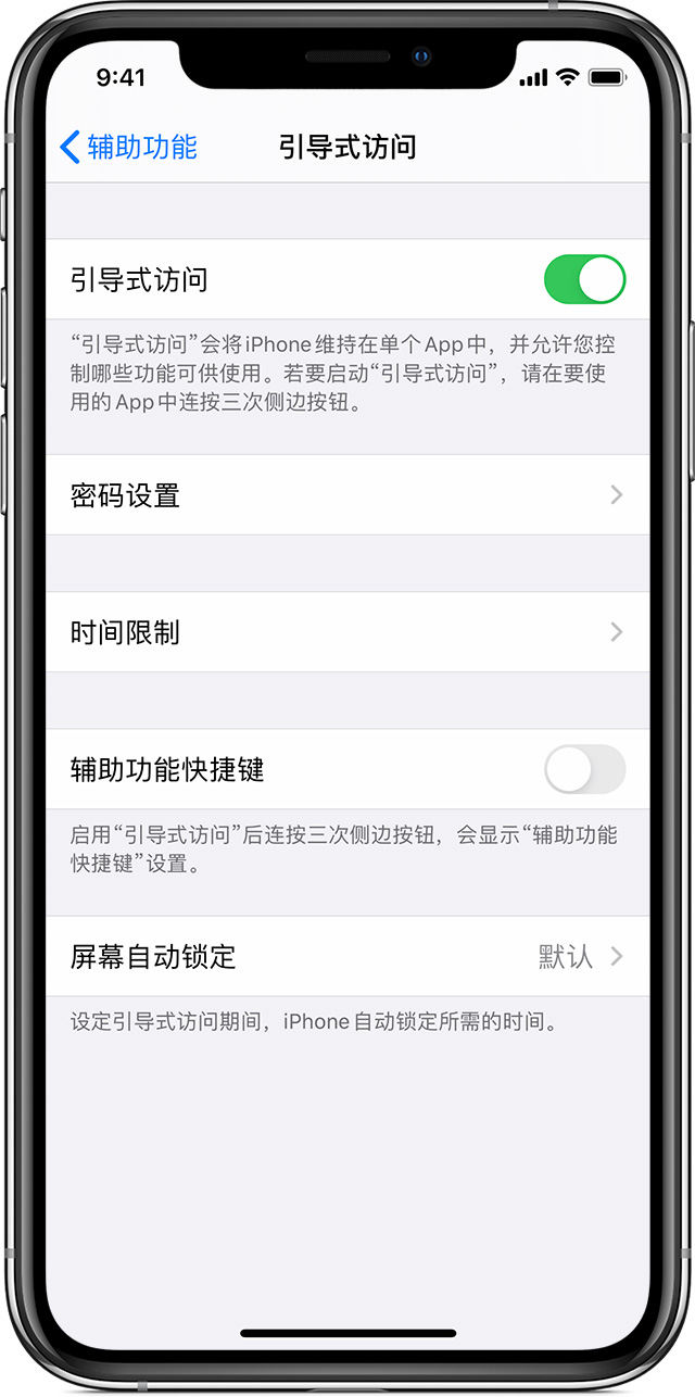 工农苹果手机维修分享如何在 iPhone 上退出引导式访问 